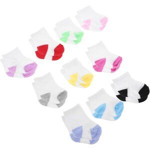 SUPVOX 10 Pairs Doll Socks for 18 Inch American Baby Dolls Colorful Mini Socks